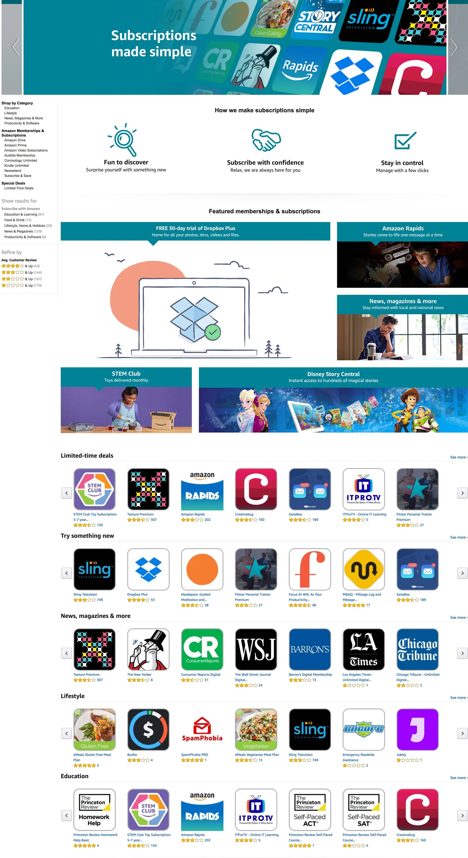  Yep, it's an app store.